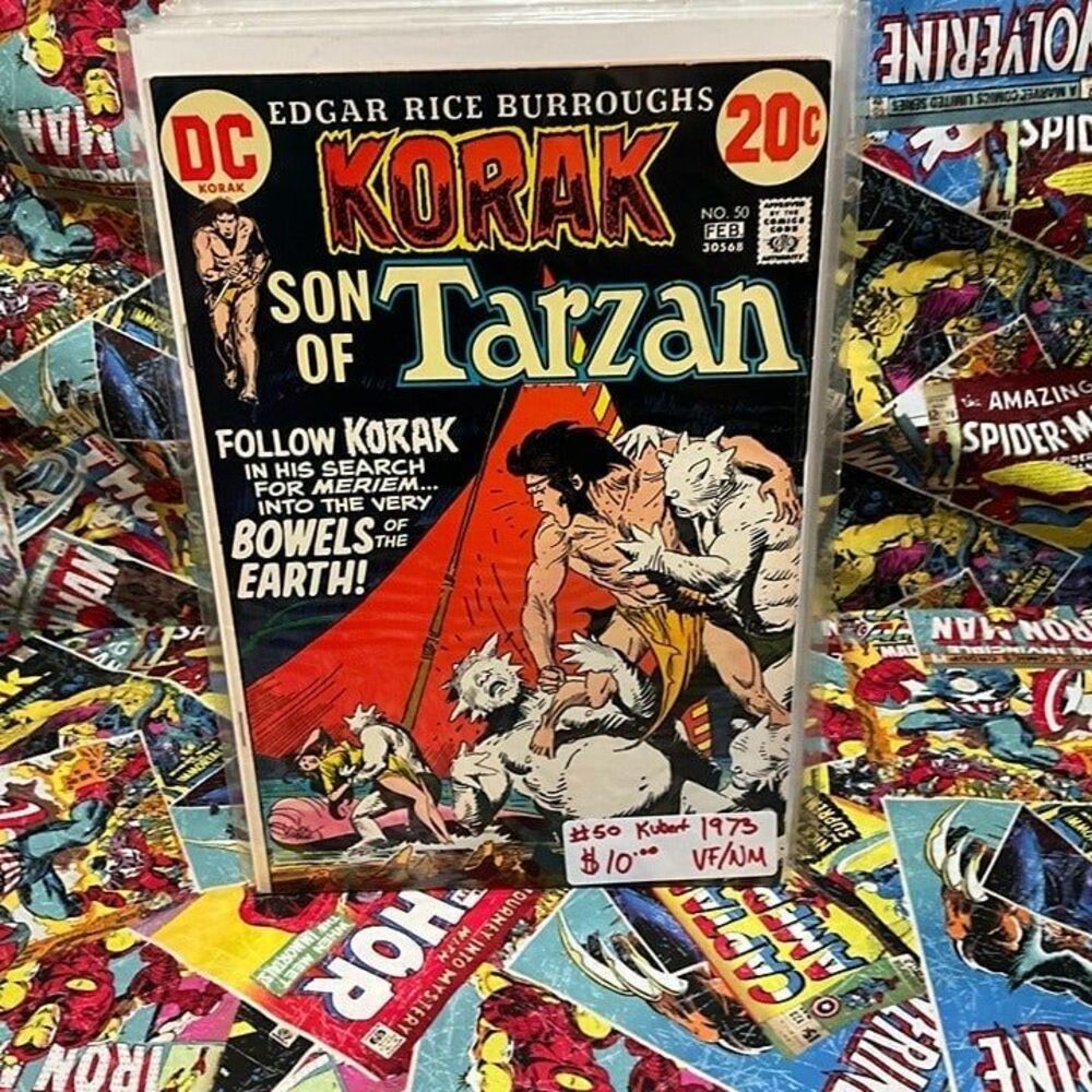 Vintage Korak #50 | Son of Tarzan Comic | 1970s